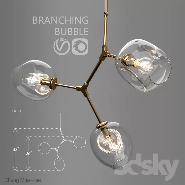 DECOR HELPER – LIGHT – CEILING 3D MODELS – 686