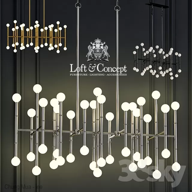 3DSKYFREE – LIGHT - CEILING 3DS MAX MODELS