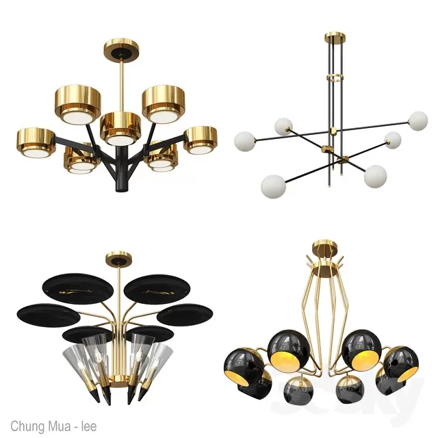 3DSKYFREE – LIGHT - CEILING 3DS MAX MODELS