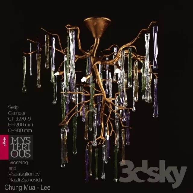 3DSKYFREE – LIGHT - CEILING 3DS MAX MODELS