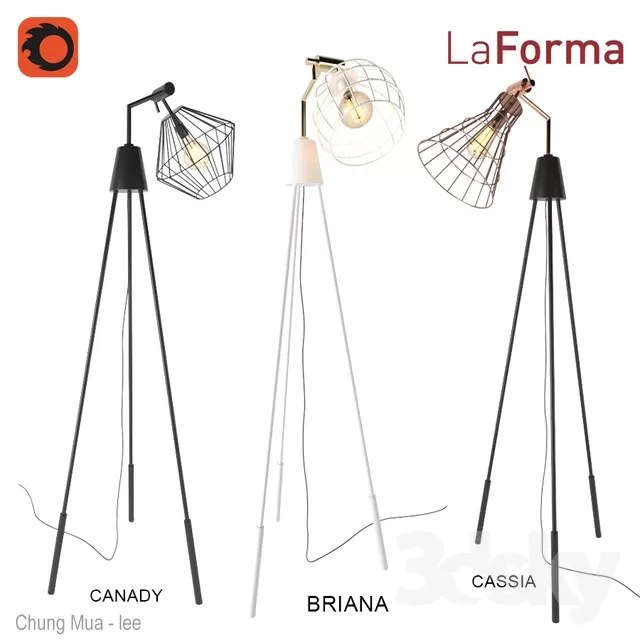 3DSKYFREE – LIGHT - FLOOR 3DS MAX MODELS