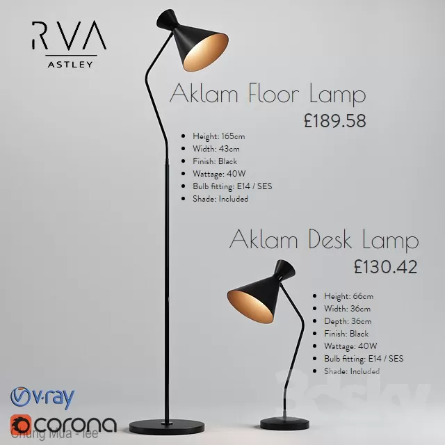 3DSKYFREE – LIGHT - FLOOR 3DS MAX MODELS