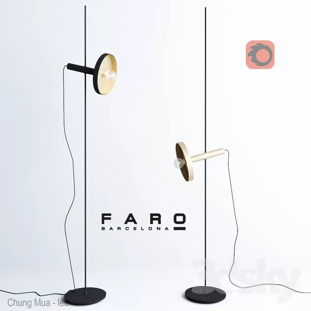 3DSKYFREE – LIGHT - FLOOR 3DS MAX MODELS