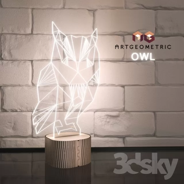 3DSKYFREE – LIGHT - NIGHT LAMP 3DS MAX MODELS