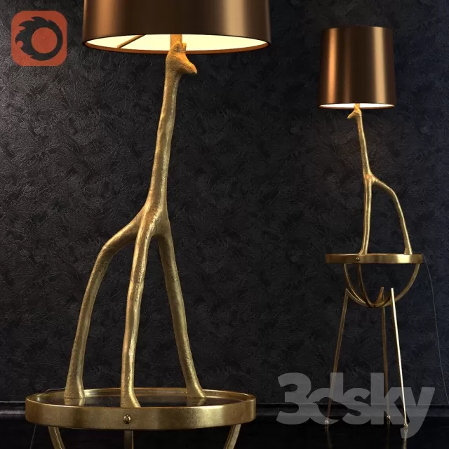 3DSKYFREE – LIGHT - NIGHT LAMP 3DS MAX MODELS