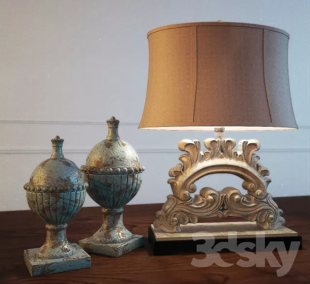 3DSKYFREE – LIGHT - NIGHT LAMP 3DS MAX MODELS
