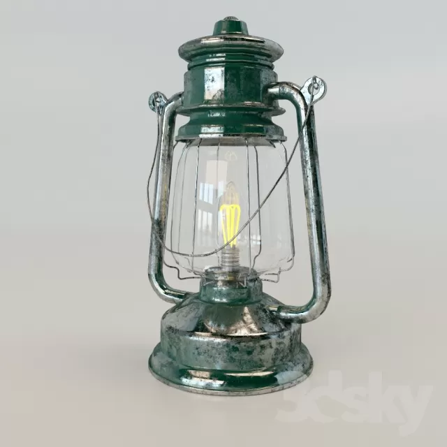 3DSKYFREE – LIGHT - NIGHT LAMP 3DS MAX MODELS