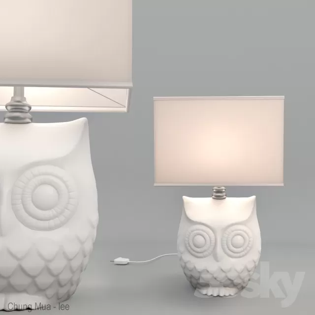 3DSKYFREE – LIGHT - NIGHT LAMP 3DS MAX MODELS