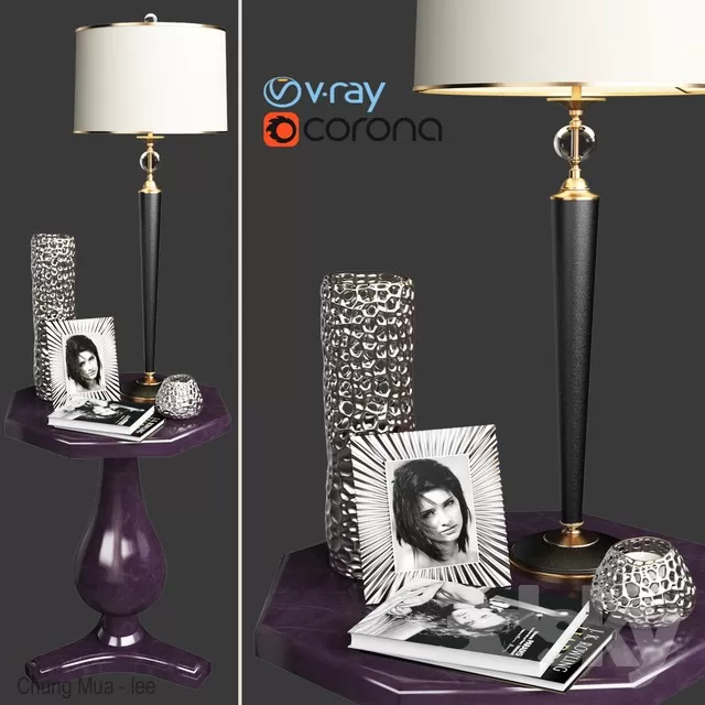 3DSKYFREE – LIGHT - NIGHT LAMP 3DS MAX MODELS