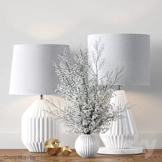 3DSKYFREE – LIGHT - NIGHT LAMP 3DS MAX MODELS