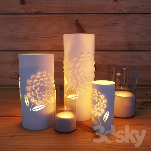 3DSKYFREE – LIGHT - NIGHT LAMP 3DS MAX MODELS