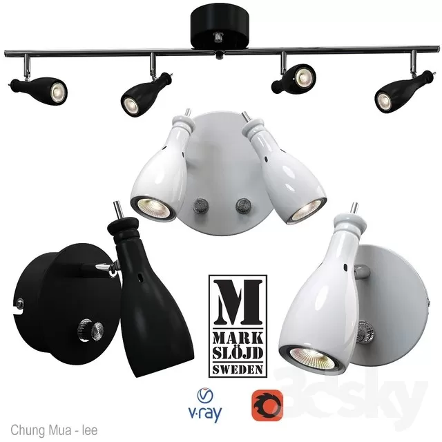 DECOR HELPER – LIGHT – SPOT 3D MODELS – 24