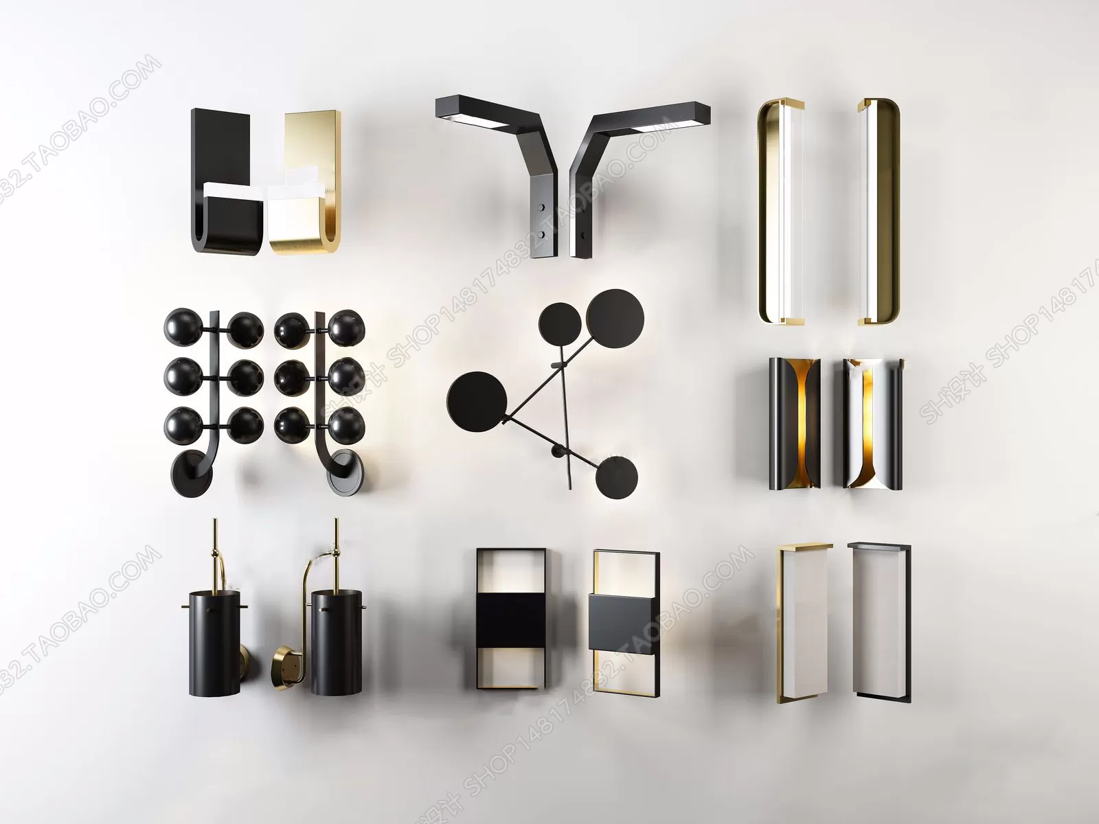 3DSKYFREE – LIGHT - WALL 3DS MAX MODELS