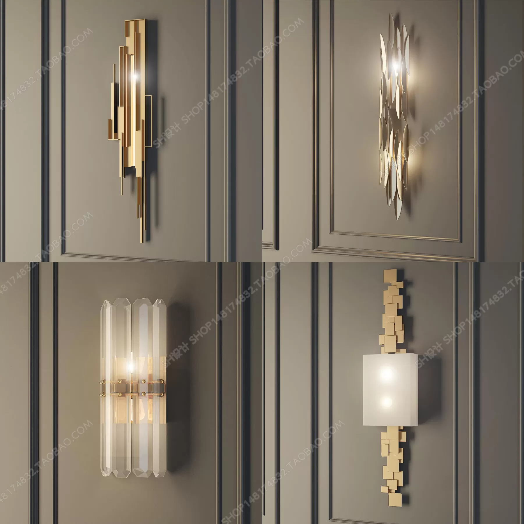 3DSKYFREE – LIGHT - WALL 3DS MAX MODELS