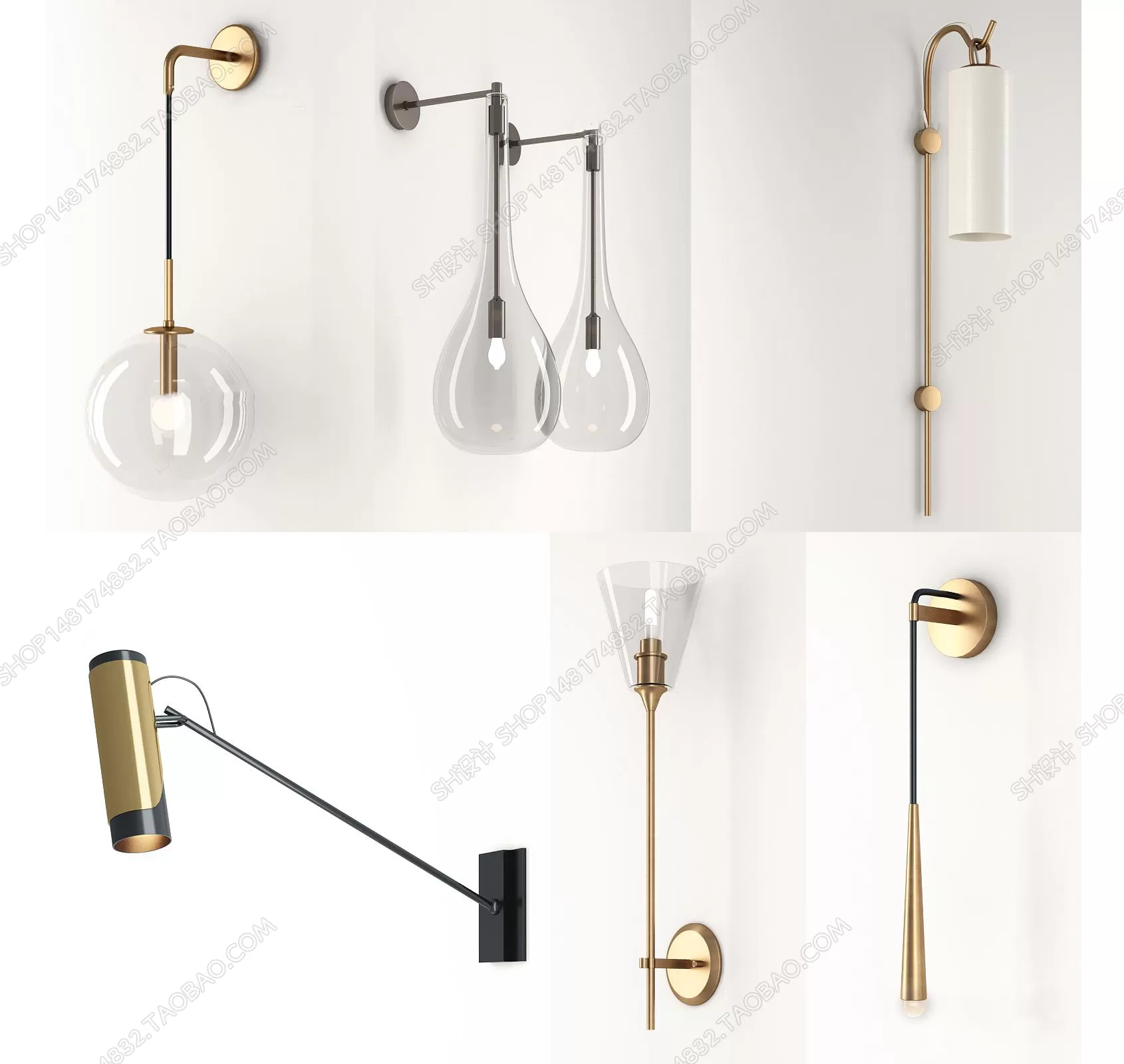 3DSKYFREE – LIGHT - WALL 3DS MAX MODELS