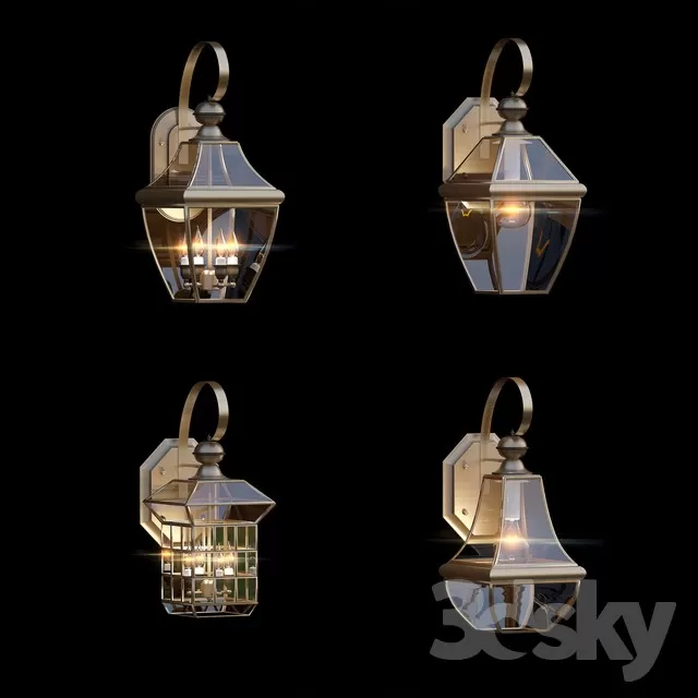 LIGHT - WALL 3D MODELS