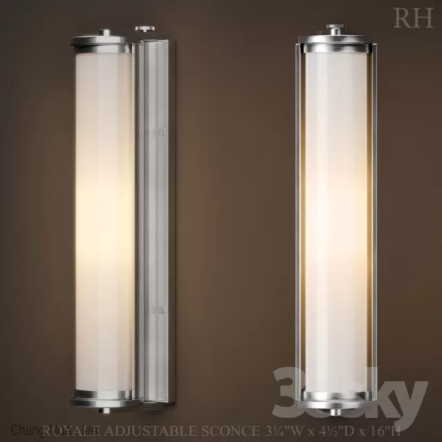 3DSKYFREE – LIGHT - WALL 3DS MAX MODELS