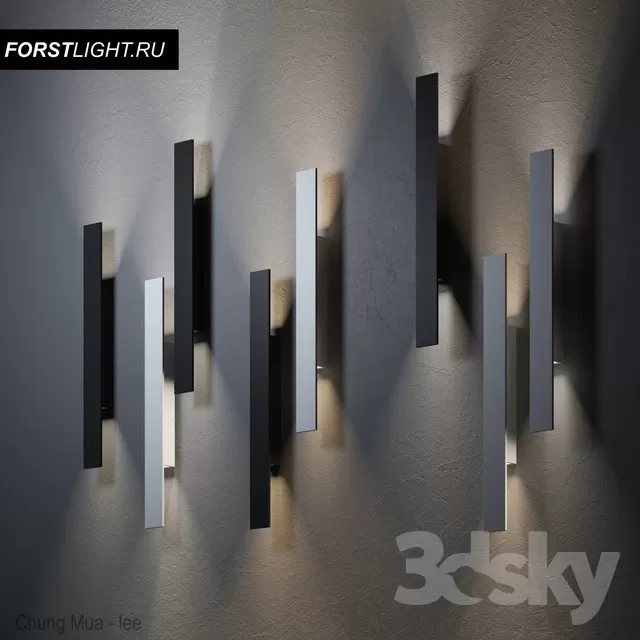 3DSKYFREE – LIGHT - WALL 3DS MAX MODELS