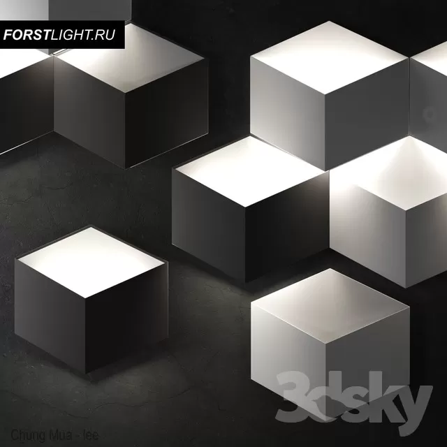 3DSKYFREE – LIGHT - WALL 3DS MAX MODELS