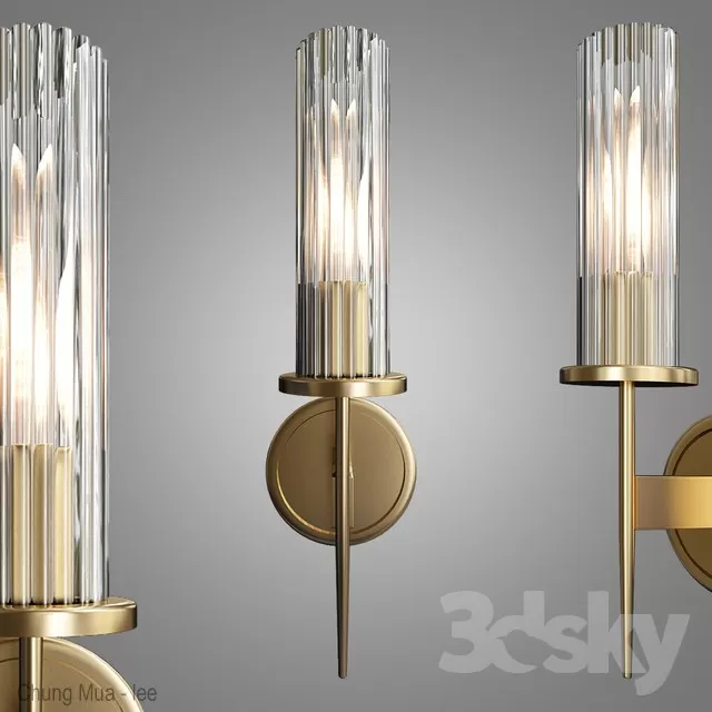 3DSKYFREE – LIGHT - WALL 3DS MAX MODELS