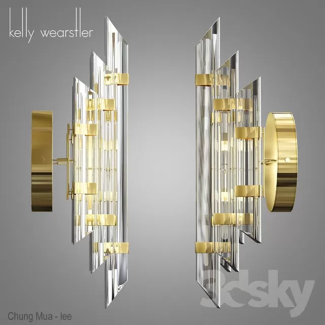 3DSKYFREE – LIGHT - WALL 3DS MAX MODELS