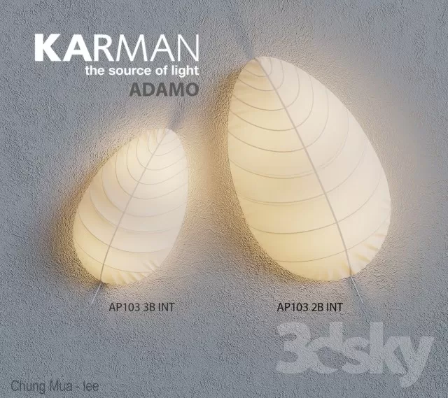 3DSKYFREE – LIGHT - WALL 3DS MAX MODELS