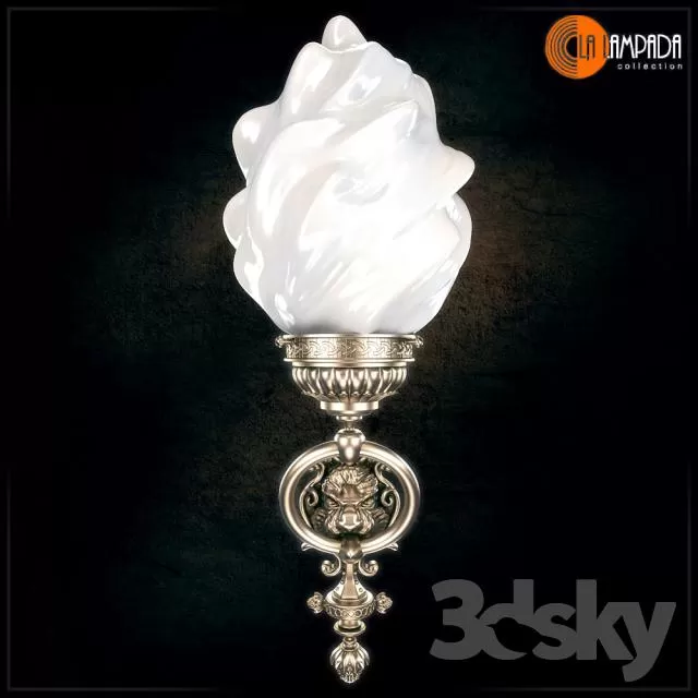 3DSKYFREE – LIGHT - WALL 3DS MAX MODELS