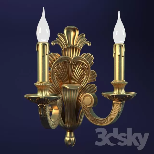 3DSKYFREE – LIGHT - WALL 3DS MAX MODELS