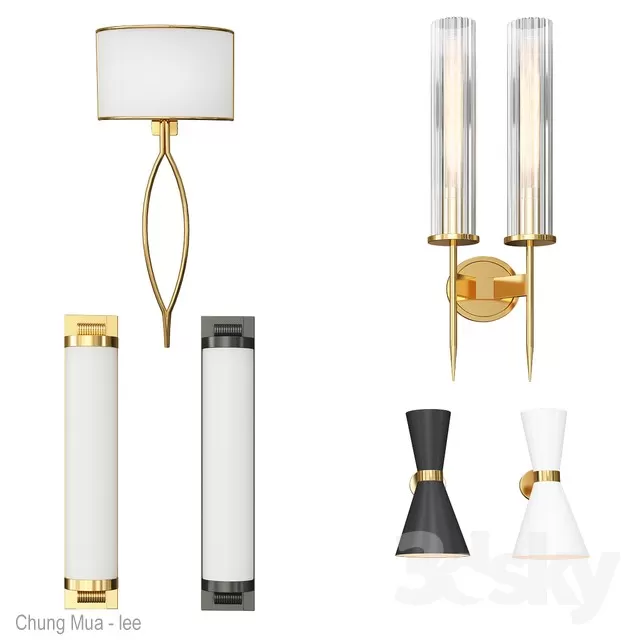 3DSKYFREE – LIGHT - WALL 3DS MAX MODELS