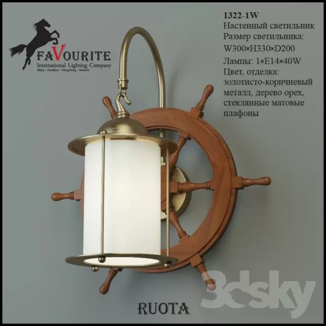 3DSKYFREE – LIGHT - WALL 3DS MAX MODELS