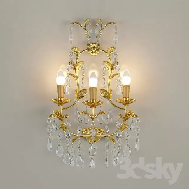 3DSKYFREE – LIGHT - WALL 3DS MAX MODELS