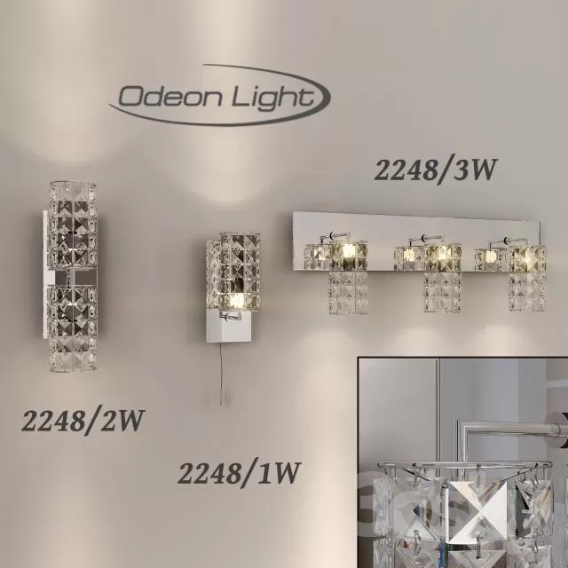 3DSKYFREE – LIGHT - WALL 3DS MAX MODELS