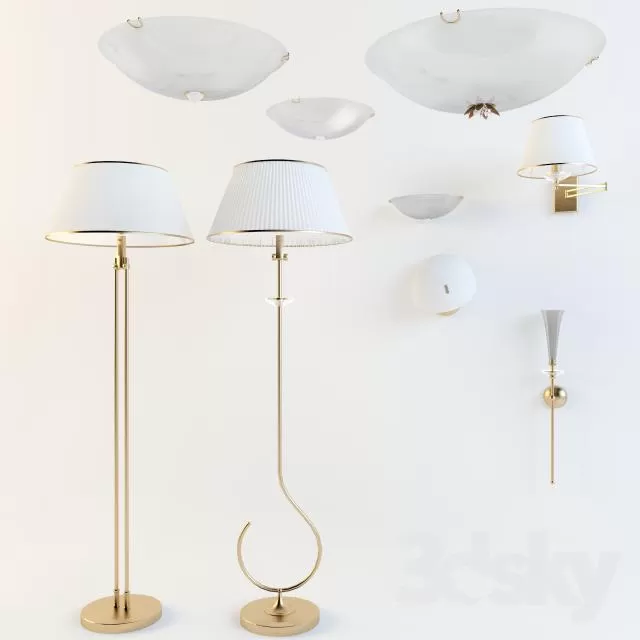 3DSKYFREE – LIGHT - WALL 3DS MAX MODELS