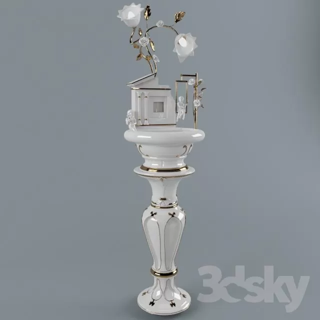 3DSKYFREE – LIGHT - WALL 3DS MAX MODELS