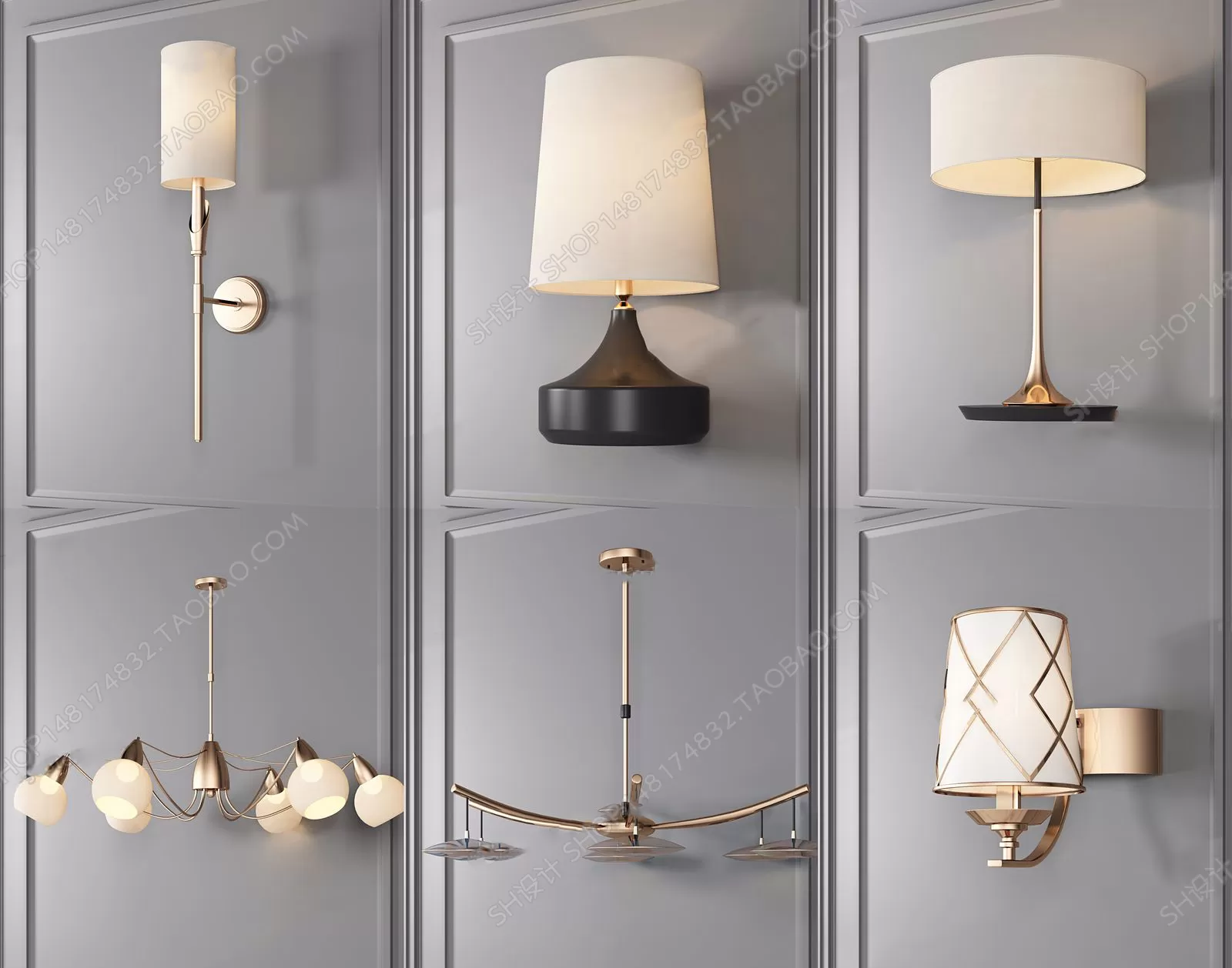 3DSKYFREE – LIGHT - WALL 3DS MAX MODELS