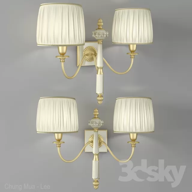 3DSKYFREE – LIGHT - WALL 3DS MAX MODELS