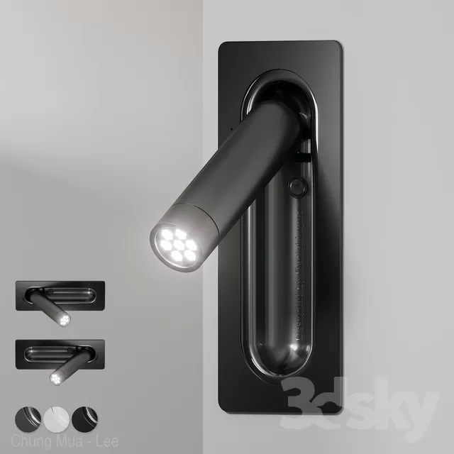 3DSKYFREE – LIGHT - WALL 3DS MAX MODELS