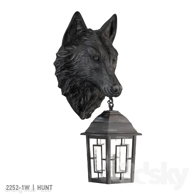 3DSKYFREE – LIGHT - WALL 3DS MAX MODELS