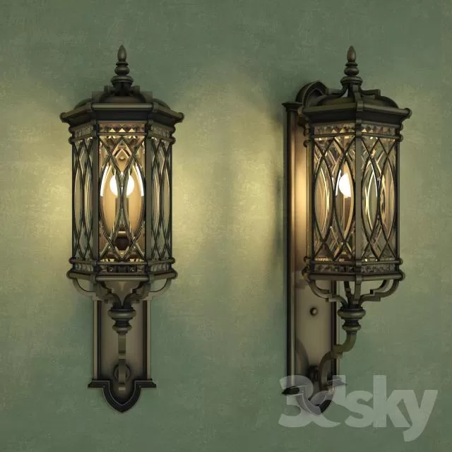 3DSKYFREE – LIGHT - WALL 3DS MAX MODELS