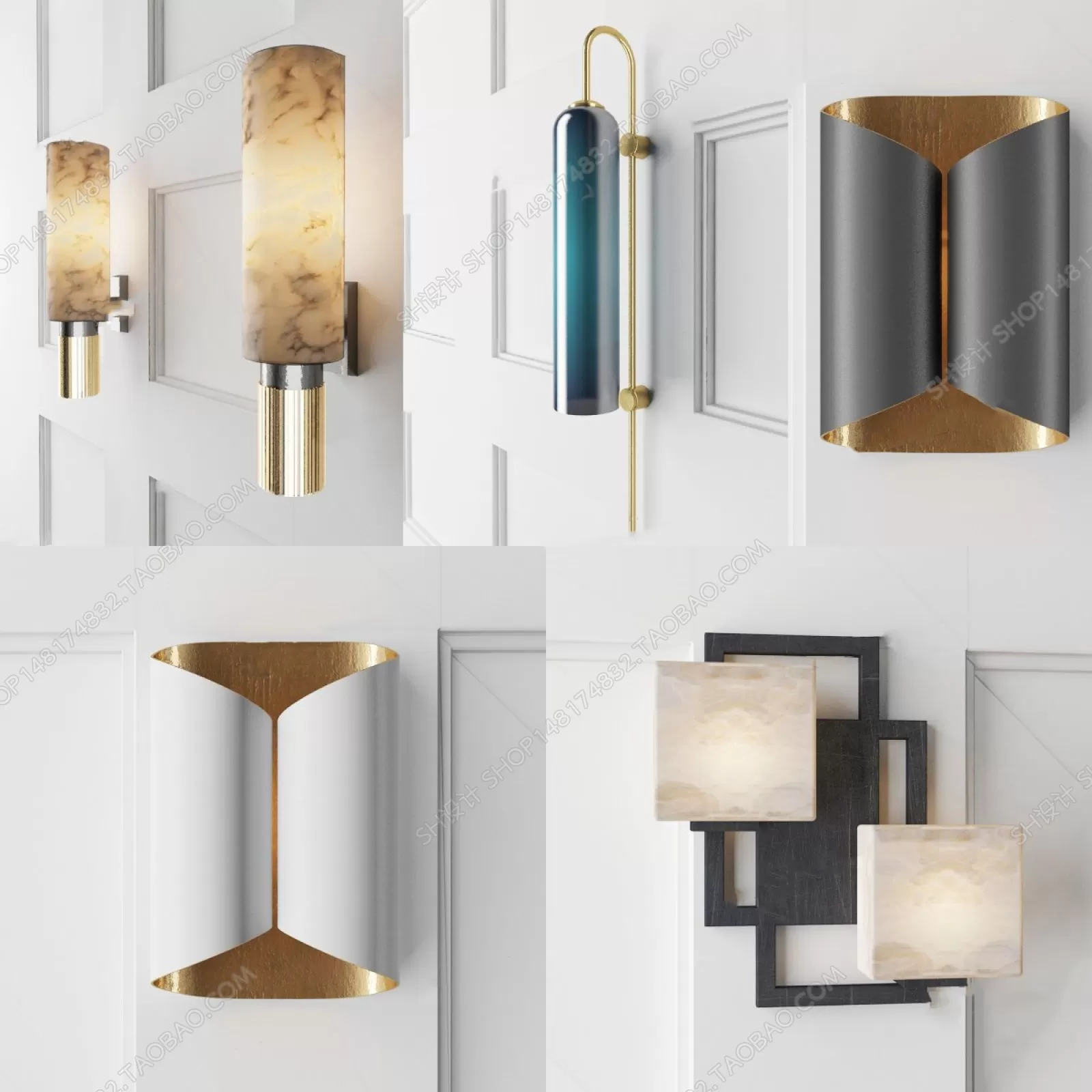 3DSKYFREE – LIGHT - WALL 3DS MAX MODELS