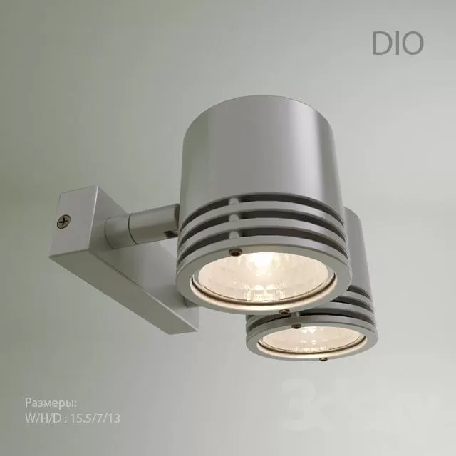 3DSKYFREE – LIGHT - WALL 3DS MAX MODELS