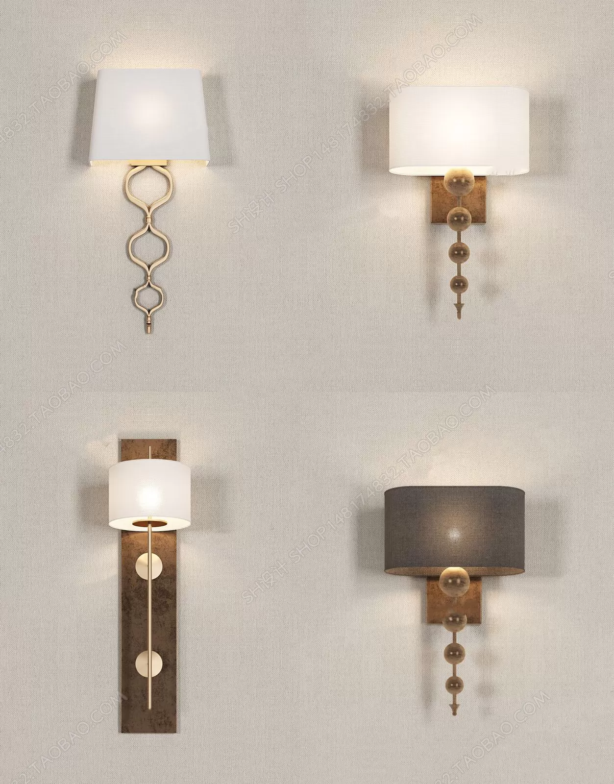 3DSKYFREE – LIGHT - WALL 3DS MAX MODELS