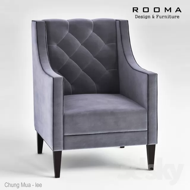 3DSKYFREE – LIVING ROOM - ARMCHAIRS 3DS MAX MODELS