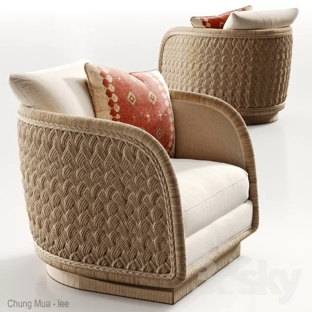 3DSKYFREE – LIVING ROOM - ARMCHAIRS 3DS MAX MODELS