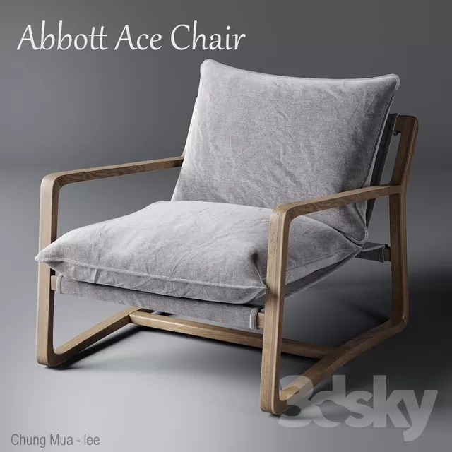 3DSKYFREE – LIVING ROOM - ARMCHAIRS 3DS MAX MODELS