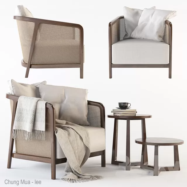 3DSKYFREE – LIVING ROOM - ARMCHAIRS 3DS MAX MODELS