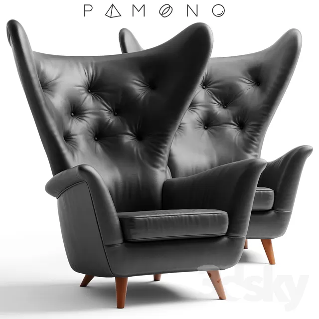 3DSKYFREE – LIVING ROOM - ARMCHAIRS 3DS MAX MODELS