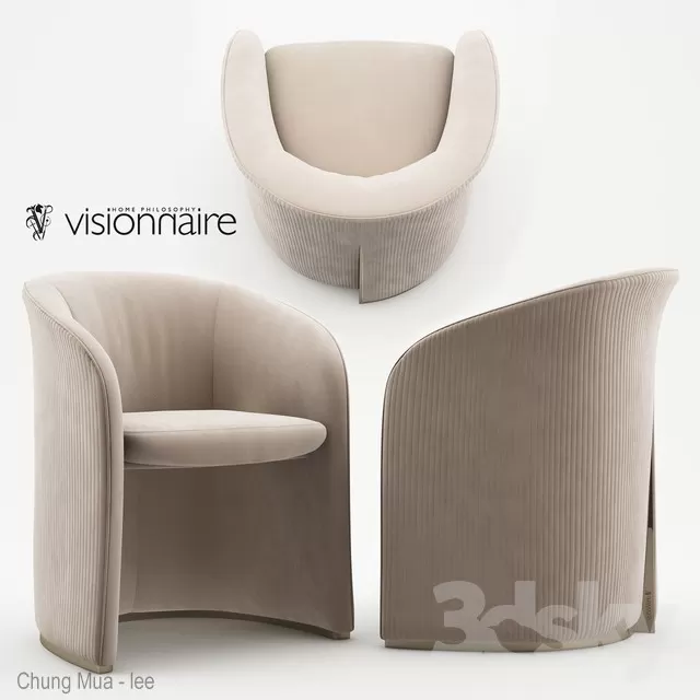 3DSKYFREE – LIVING ROOM - ARMCHAIRS 3DS MAX MODELS