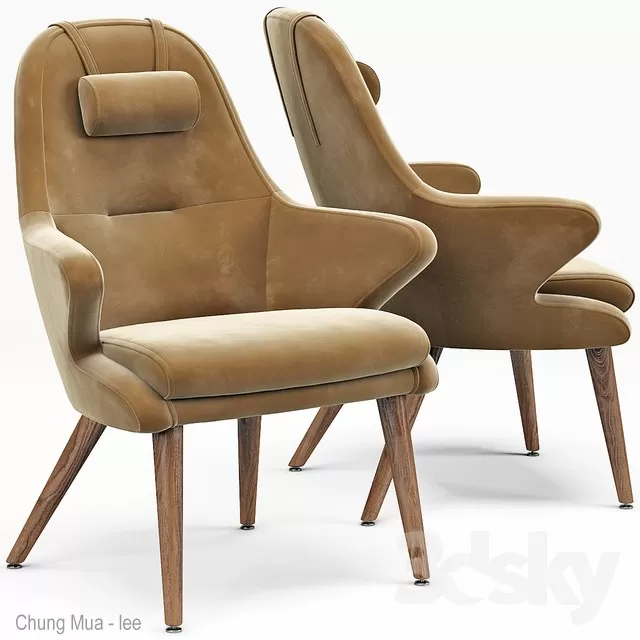 3DSKYFREE – LIVING ROOM - ARMCHAIRS 3DS MAX MODELS