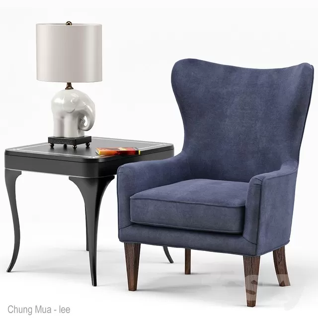 3DSKYFREE – LIVING ROOM - ARMCHAIRS 3DS MAX MODELS